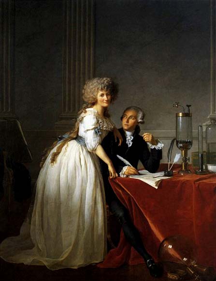 Jacques-Louis  David Portrait of Antoine-Laurent and Marie-Anne Lavoisier